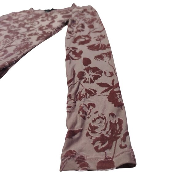 Forever 21 Preppy Embossed Velvet Long Sleeve Bodysuit - Picture 3 of 7